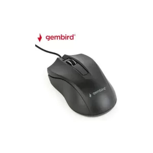 Gembird MUS-3B-01 Ενσύρματο Ποντίκι Μαύρο