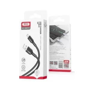XO NB212 2.1A USB to Lightning Cable Μαύρο 1m
