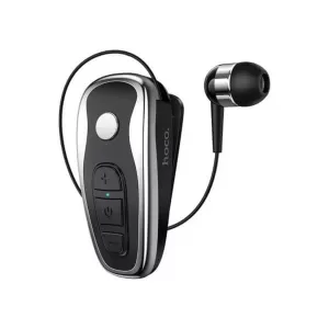Hoco RT07 In-ear Bluetooth Handsfree Ακουστικό Πέτου Μαύρο