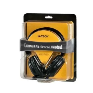 ΑΚΟΥΣΤΙΚΑ A4TECH Headset HU-35, USB, 40mm, 102 dB, μαύρα