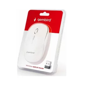 Gembird MUSW-4B-01 Ασύρματο Ποντίκι Λευκό