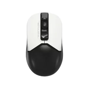 A4TECH ασύρματο ποντίκι Fstyler FG12, 1200DPI, 3 πλήκτρα, λευκό-μαύρο