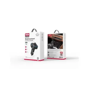 XO FM Transmitter Αυτοκινήτου BCC08 με Bluetooth / Type-C / USB