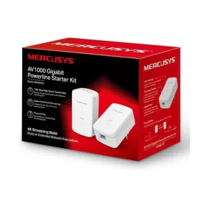 Mercusys MP500 KIT v1 Powerline Διπλού Kit για Ενσύρματη Σύνδεση και 2 Θύρες Gigabit Ethernet