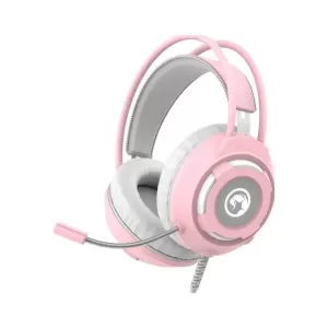 Marvo HG8936 Over Ear Gaming Headset με σύνδεση 2x3.5mm / USB Ροζ