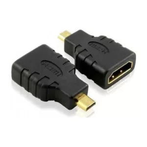 POWERTECH αντάπτορας HDMI θηλυκό σε HDMI Micro αρσενικό ADA-H002, μαύρος