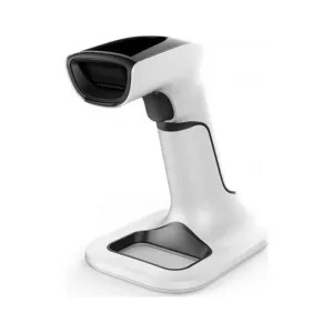 NG Ασύρματο 2D Barcode Scanner Με Βάση Φόρτισης, Λευκό/Μαύρο