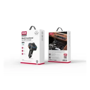 XO BCC03 FM Transmitter 18W Με BLuetooth+ QC3.0 Quick