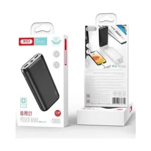 XO PR127 Powerbank PD22.5W+QC20W 20000mAh Μαύρο