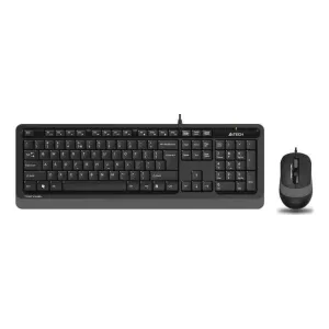 A4TECH SET Ενσύρματο Πληκτρολόγιο - Ποντίκι F1010, Μαύρο