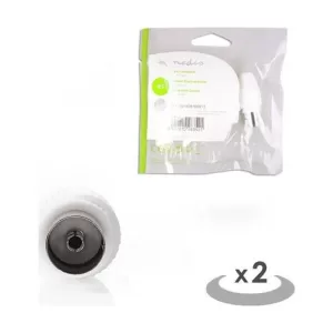 Βύσμα κεραίας RF θηλυκό, CSGP40923WT IEC COAX CONNECTOR FEMALE WHITE 2τμχ NEDIS