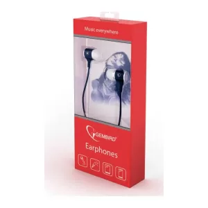 Gembird EP-001 In-ear Handsfree με Βύσμα 3.5mm Μαύρο