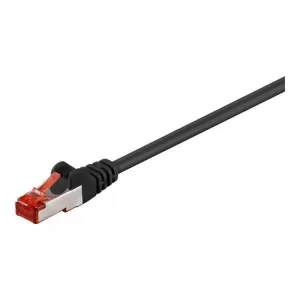GOOBAY καλώδιο δικτύου 95528, CAT 6 S/FTP (PiMF), CCA, 7.5m, μαύρο