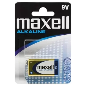 Maxell Αλκαλική Μπαταρία 9V 1τμχ