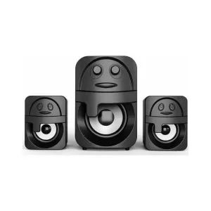 Havit SF112BT Ασύρματα Ηχεία Υπολογιστή 2.1 με Bluetooth και Ισχύ 11W σε Μαύρο Χρώμα