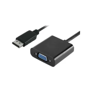 POWERTECH αντάπτορας DisplayPort σε VGA PTH-028, 1920x1200p, μαύρο