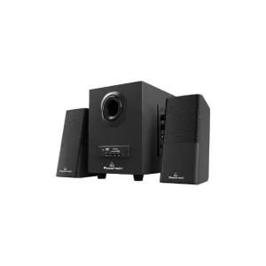POWERTECH ηχεία Premium sound PT-846, 16W, USB/SD/FM/BT, remote, μαύρα