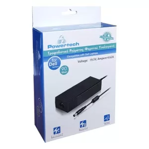 POWERTECH φορτιστής laptop PT-55 για Dell, 90W, 19.5V