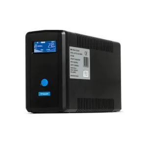 Tescom Leo Plus LCD 650A UPS Line-Interactive 650VA 390W με 2 Schuko Πρίζες