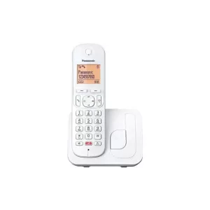 Ασύρματο Ψηφιακό Τηλέφωνο Panasonic KX-TGC250GRW με Πλήκτρο Αποκλεισμού Κλήσεων και Ανοιχτή Ακρόαση Λευκό