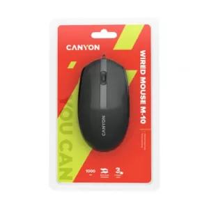 CANYON M-10, Canyon Wired optical mouse with 3 buttons, DPI 1000