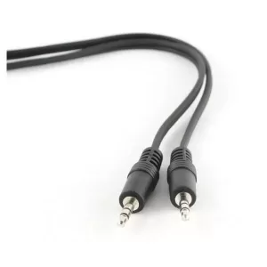 Cablexpert Καλώδιο 3.5mm male - 3.5mm female Μαύρο 5m (GM-CA404-5M)