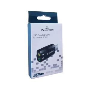 Powertech Εξωτερική USB Κάρτα Ήχου 5.1