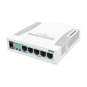 MikroTik RB260GS Unmanaged L2 PoE Switch με 5 Θύρες Gigabit (1Gbps) Ethernet