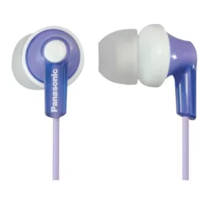 Ακουστικά Panasonic RP-HJE120E-V 3.5mm για Mp3 iPod και Συσκευές Ήχου Μωβ χωρίς Μικρόφωνο