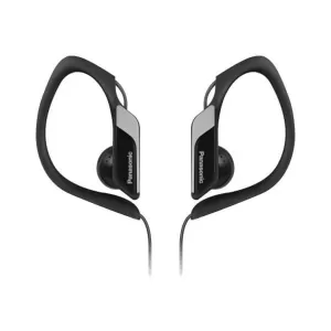 Ακουστικά Panasonic RP-HS34E-K 3.5mm IPX2 Μαύρα με Ρυθμιζόμενο Κλιπ για mp3, iPod και Συσκευές Ήχου χωρίς Μικρόφωνο