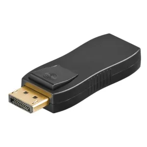 GOOBAY αντάπτορας DisplayPort σε HDMI 51719, gold-plated, μαύρος